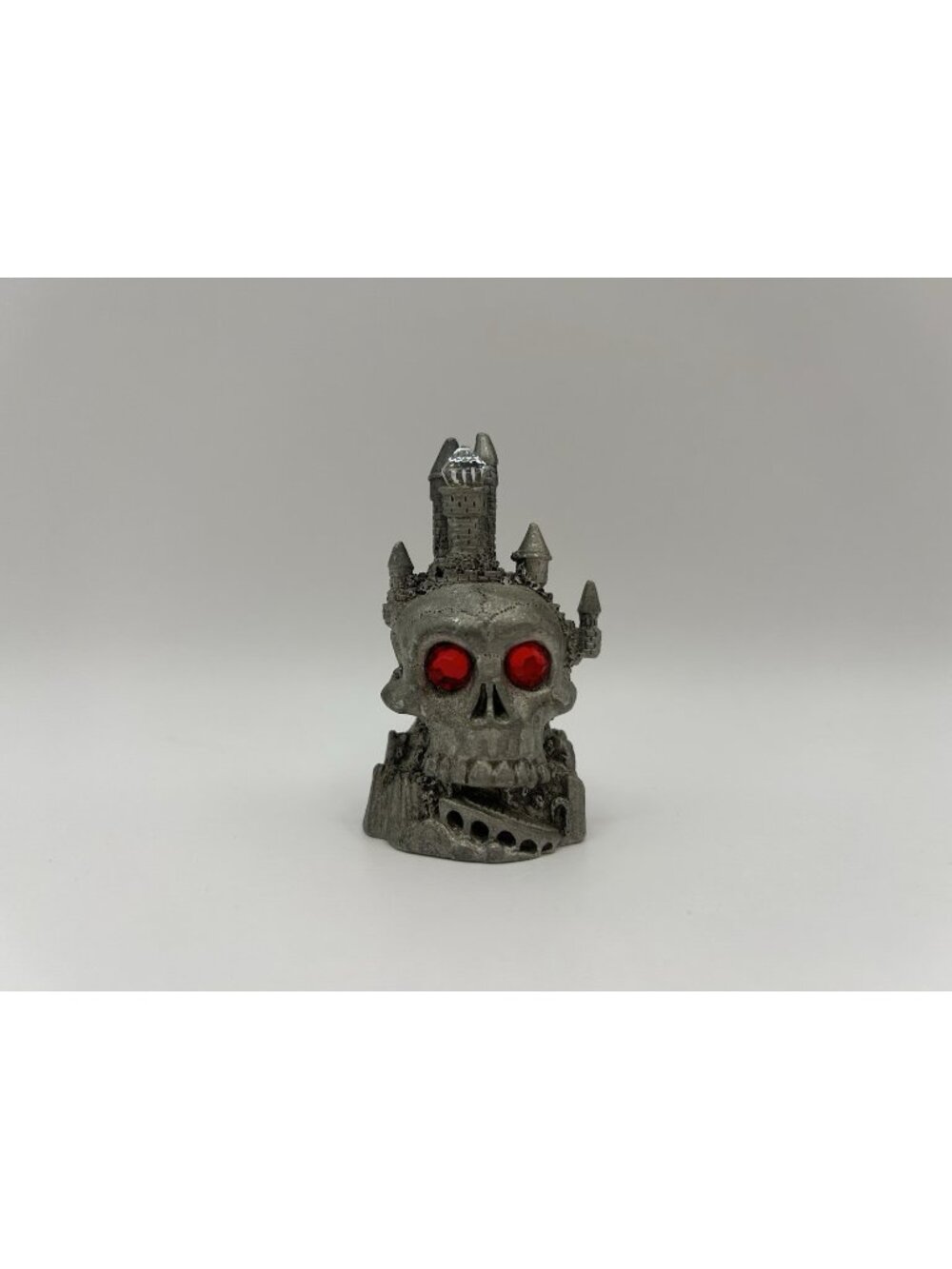 Spoontiques Pewter Undead Skeleton Skull Castle Tower Mini Figurine LOTR GOT RPG
